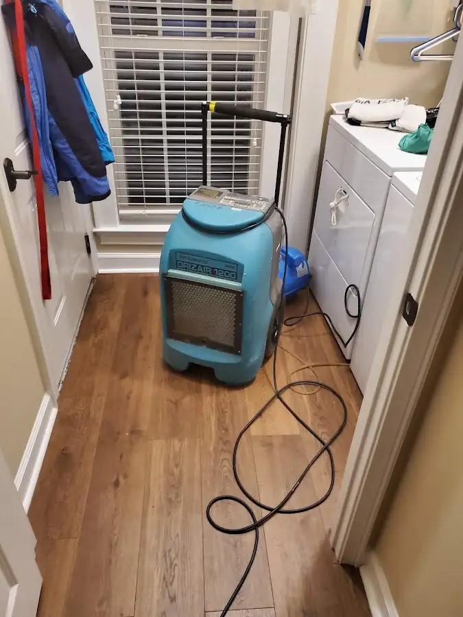 Commercial dehumidifier deployed for Flood Damage Cleanup in Cadillac